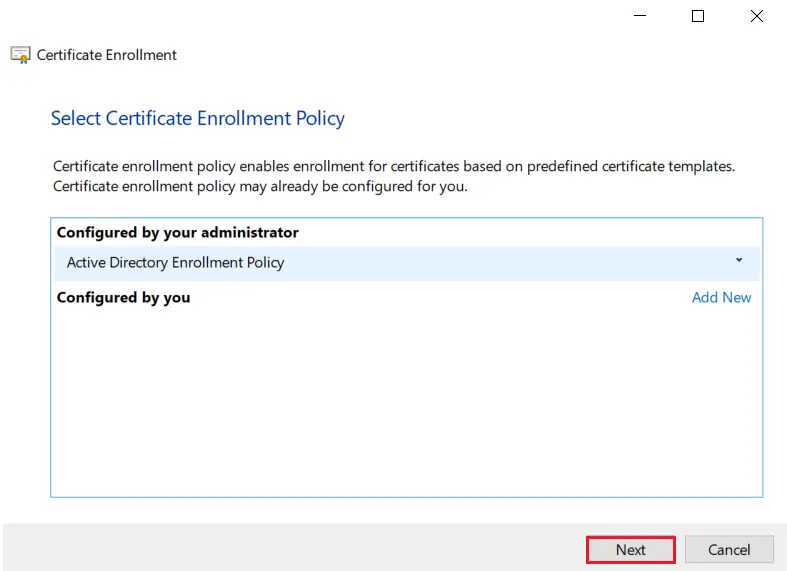 LDAPS on Windows Server environment policy