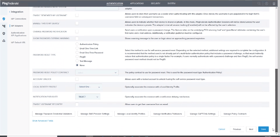 PingFederate Configuration | Teradici Documentation and Downloads