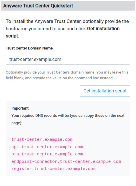Preview of the new domain preview website feature