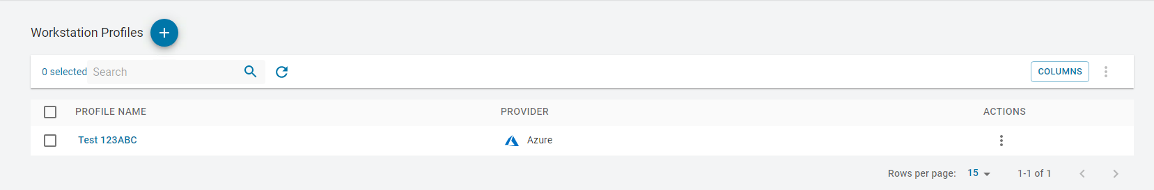 Workstation Profiles