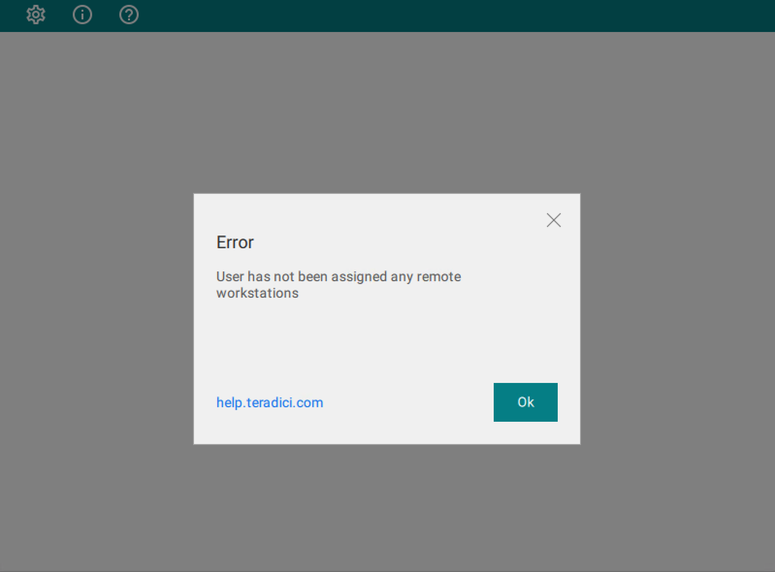 Connection Error