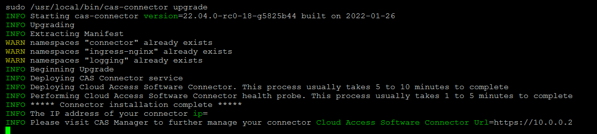 Anyware Connector Update Termical