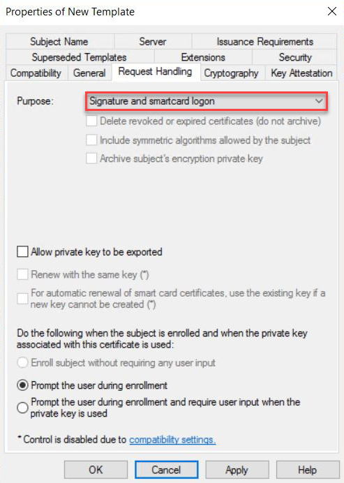 Certificate Authority Request Handling
