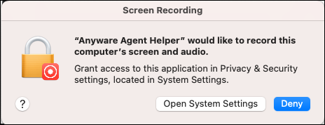 Screen Recording Prompt