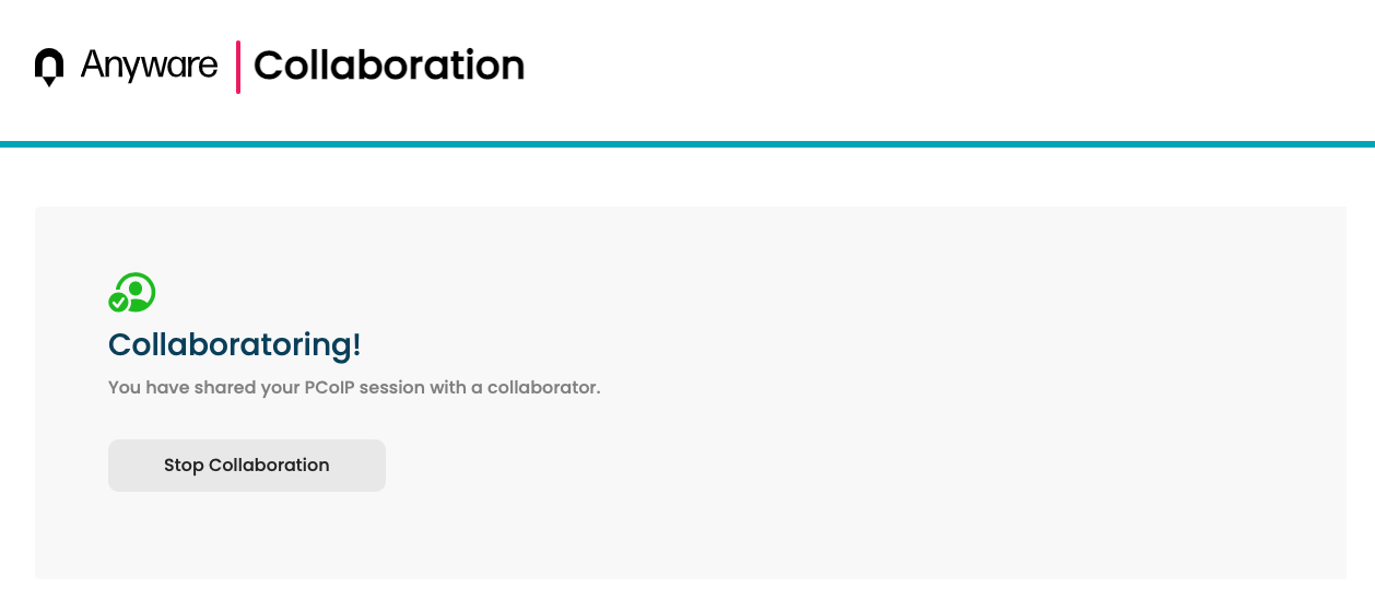 Stop collaborating