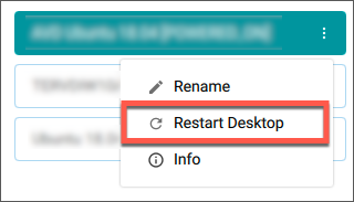 Restart a desktop