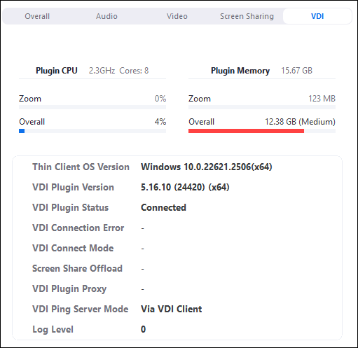 Zoom Plugin Connection