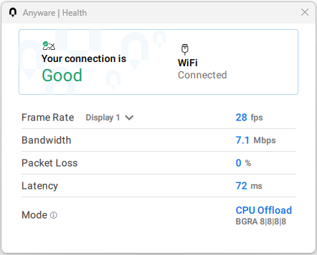 Connection Health Indicator