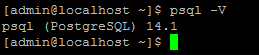 postgres verification output