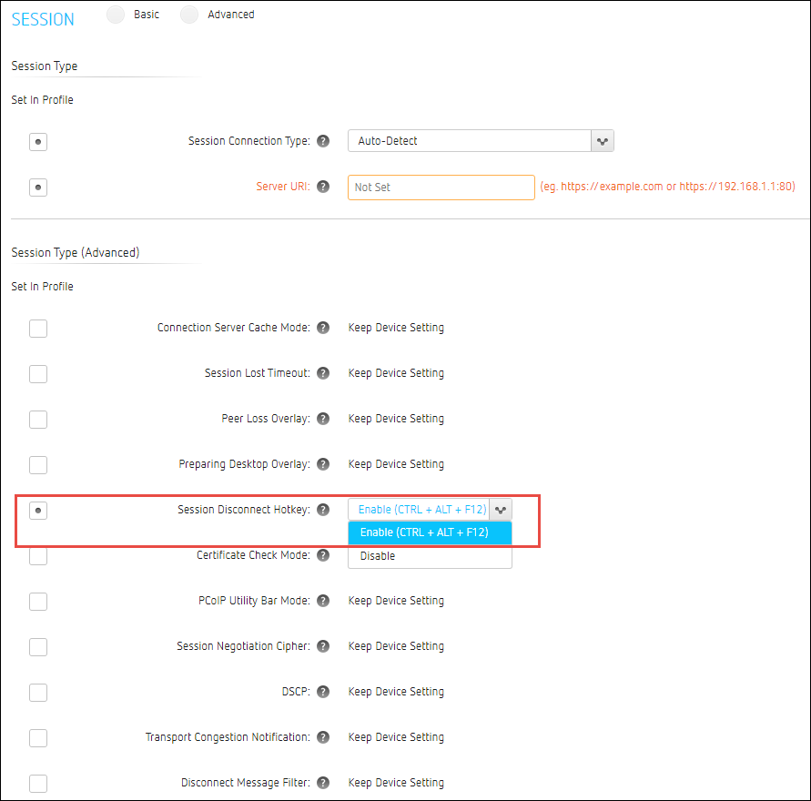 Session Disconnect Hotkey