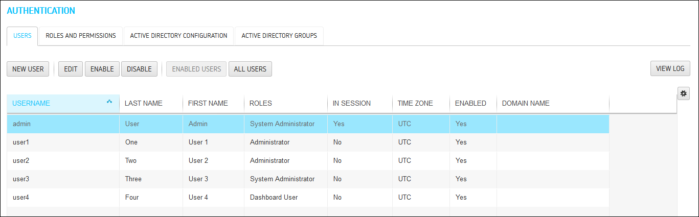 Enterprise Authentication Page