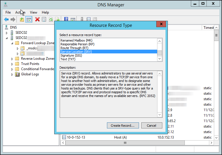 DNS Reserve Server