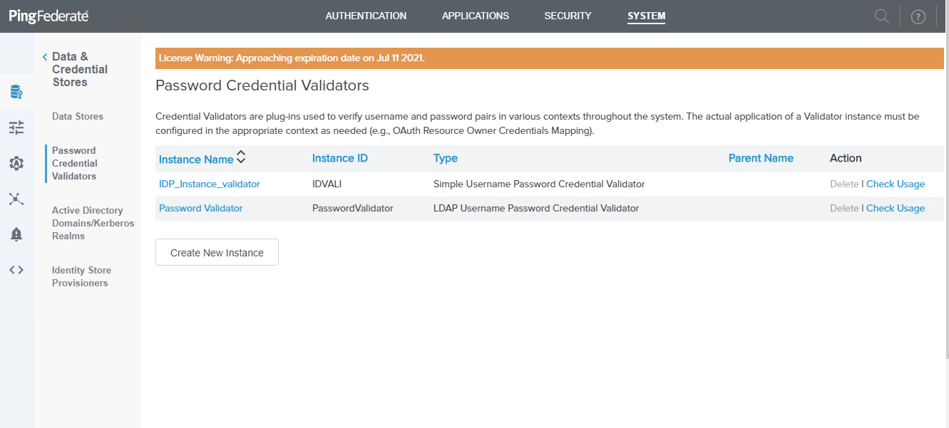 Password Credential Validator