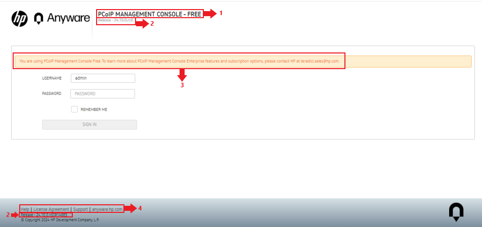 MC Web UI Informational References