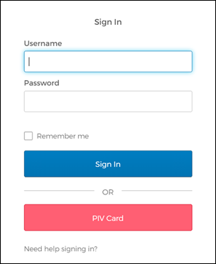 Okta PIV Login