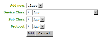 AWI USB Class