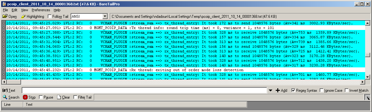 logs file