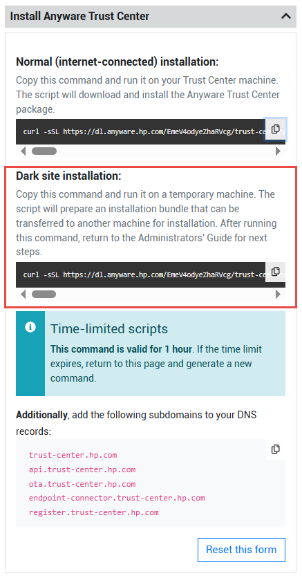Download command