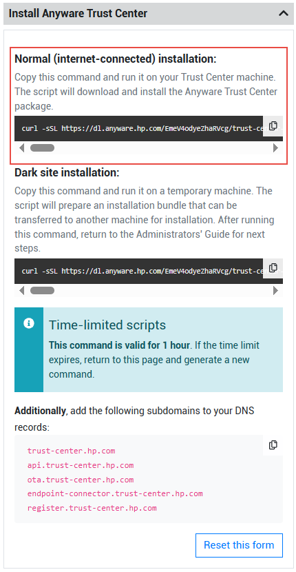 Download command