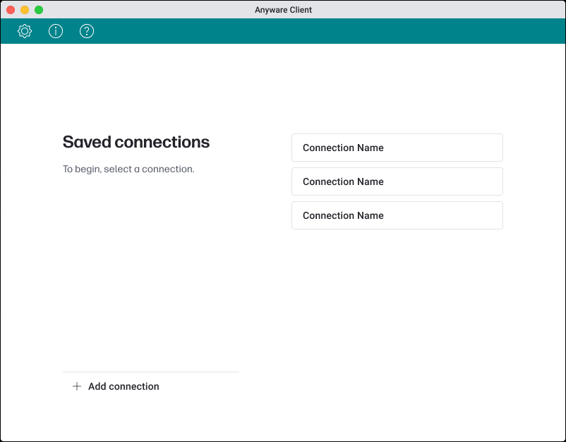 Connections list